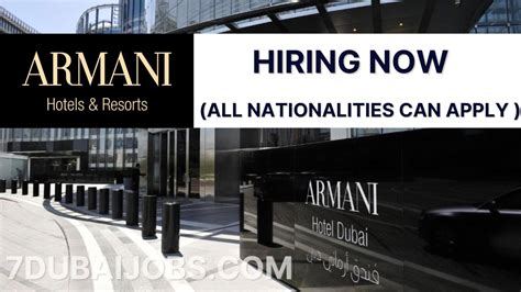 armani hotel careers